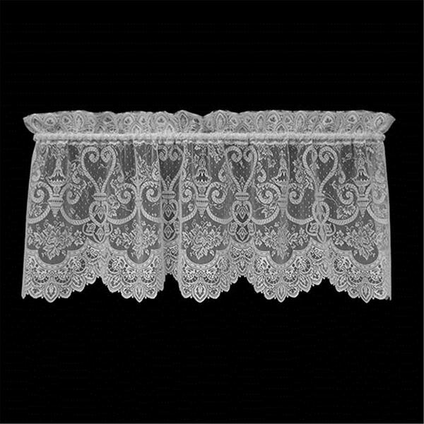 Heritage Lace 60 x 22 in. English Ivy Valance, Ecru 9130E-6022